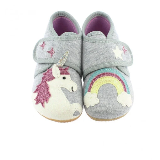 Living Kitzbühel Baby's Klettschuh Einhorn & Regenbogen - Slippers -La Sportiva Store living kitzbuehel babys klettschuh einhorn regenbogen slippers detail 4