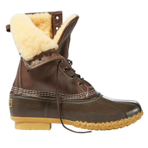 L.L.Bean Women's 10'' Shearling Bean Boot - Winter Boots -La Sportiva Store llbean womens 10 shearling bean boot winter boots